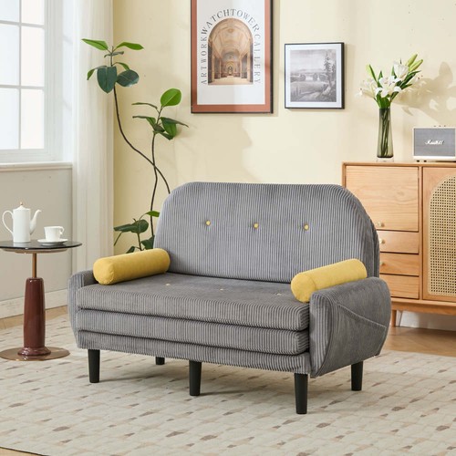 Divano loveseat cord nero - cord,