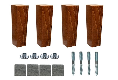 Mobile legno piedi - in, 6''