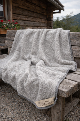 Coperta pura 100 lana merino - lana,