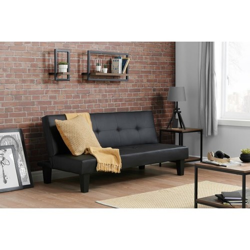 Divano letto moderno ecopelle